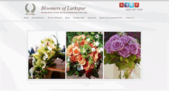 Desktop Screenshot of bloomersoflarkspur.com